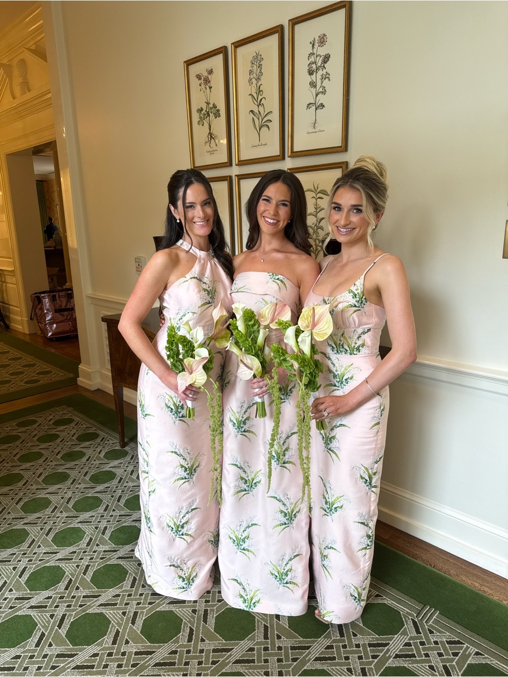 LulaKate Lily of the valley bridesmaid dress